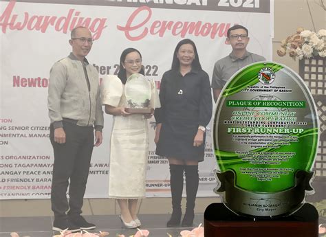 OCCC recognized as an outstanding cooperative in Baguio.